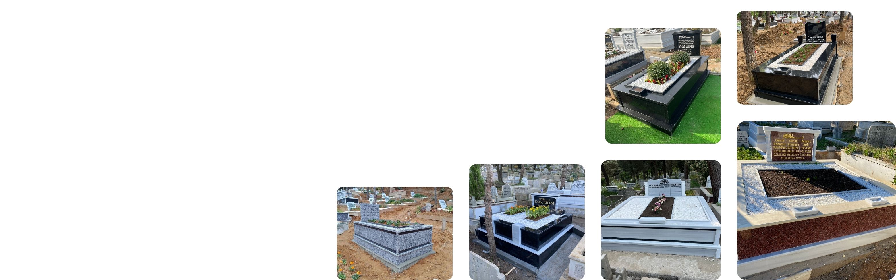 İstanbul’daki Tüm Mezarlıklarda <br>Güvenilir Mezar Yapımı